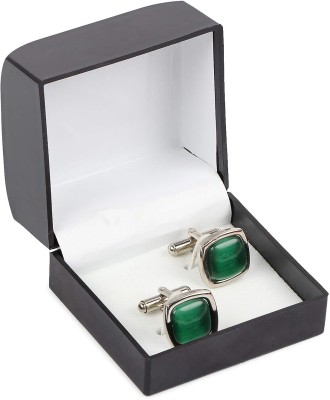 FashMade Stainless Steel Cufflink(Green)