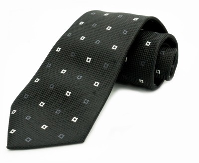 Fashion Foreplus Silk Tie & Cufflink(Black)