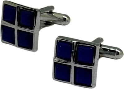 the tie hub Brass Cufflink(Blue)