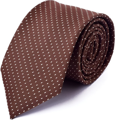 TADWILL Silk Cufflink & Tie Pin Set(Brown)