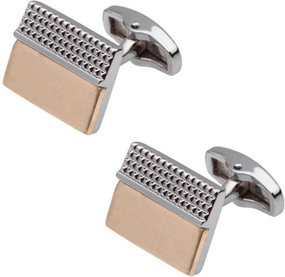house of common Brass Cufflink(Silver)