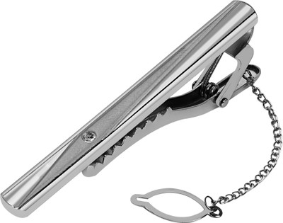 RiddhiSiddhi Fashion Metal Tie Pin(Silver)