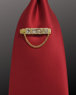 LUXURIOUS DESIGN Alloy Tie Pin(Gold)