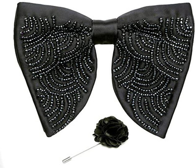 AXLON Satin Cufflink & Tie Pin Set(Black)