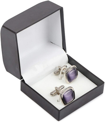 FashMade Stainless Steel Cufflink(Purple)