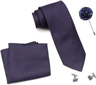 AXLON Silk Cufflink Set(Blue)
