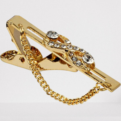 shivay Brass Tie Pin Set(Gold)