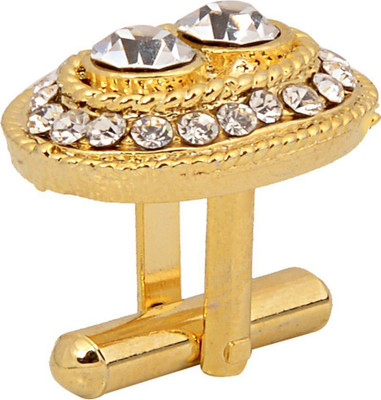 EXOTICA Fashions Brass Cufflink(Gold)