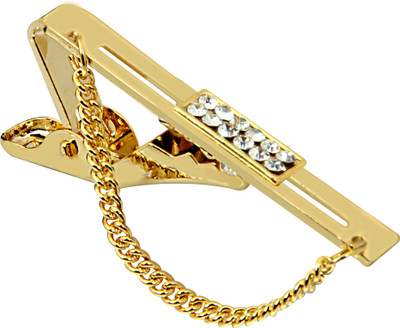 EXOTICA Fashions Brass Tie Pin(Gold)