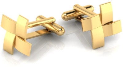 Iski Uski Lifestyle Silver Cufflink(Gold)