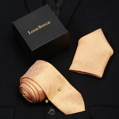 LOUIS STITCH Silk Tie Pin Set(Multicolor)