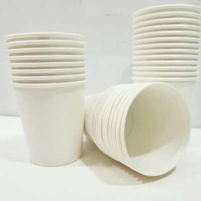 ABPP Pack of 50 Paper Disposable Paper Cup for tea or coffee - 150ml - Pack of 50(White, Cup)