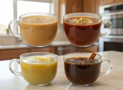 KS enterprise Pack of 1 Glass 140ML TEA ROUND CUPCP(Clear, Cup)