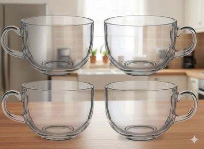 KS enterprise Pack of 1 Glass 140ML TEA ROUND CUPAE(Clear, Cup)