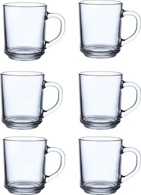 GOOD TO GREAT CREATION Pack of 6 Glass(Clear, Cup)