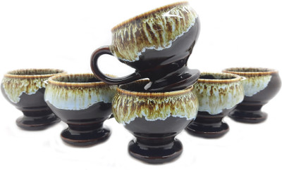 laghima jadon Pack of 6 Ceramic Pack of 6 Ceramic Tea/Coffee Cups Worldcup Shape Latest Design Set of 6 Tableware ,120ML (Brown) HOME/OFFICE Microwave safe (Multicolour)(Multicolor, Cup Set) laghima jadon Pack of 6 Ceramic Pack of 6 Ceramic Tea/Coffee Cups Worldcup Shape Latest Design Set of 6 Tableware ,120ML (Brown) HOME/OFFICE Microwave safe (Multicolour)(Multicolor, Cup Set)