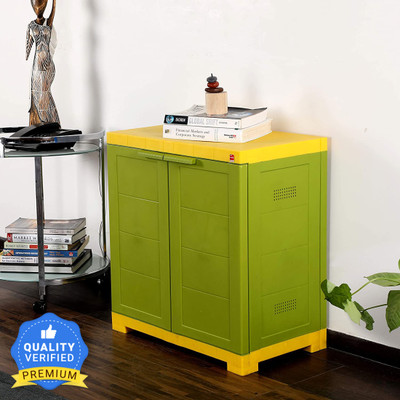 Cello Plastic Almirah(Finish Color - Green Yellow, DIY(Do-It-Yourself))