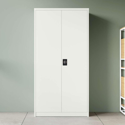 Godrej Interio Storofix Metal Almirah(Finish Color - Traffic White, Knock Down)