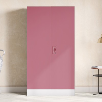 Godrej Interio Slimline 2 Door with Locker and Drawer Metal Almirah(Finish Color - Dusty Rose, Knock Down)