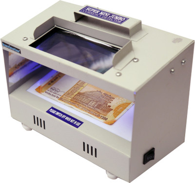 kavinstar MINI JUMBO Currency Checker Machine UV, MG Light Fake Note Detector Countertop Counterfeit Currency Detector(UV, MG)