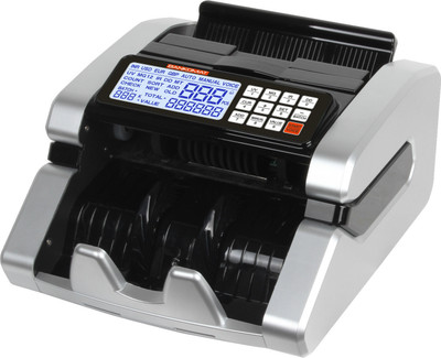 BANKOMAT Store Bill/Cash Machine with Fake Note Detector Updated for All Notes & Fast Countertop Counterfeit Currency Detector(UV, MG)