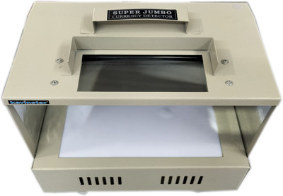 kavinstar Super Jumbo Fake Money Cash Detector Checker Testing Machine with UV Blue Lamp Countertop Counterfeit Currency Detector(UV, MG)
