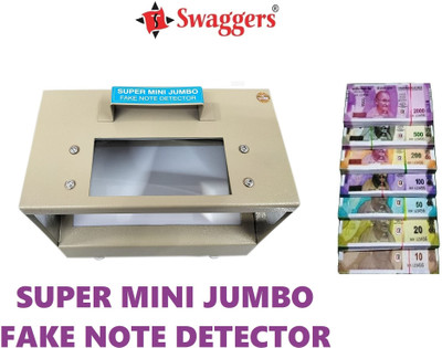 SWAGGERS Super Mini Jumbo Fake Note/Money/Cash Detector with UV Lamp and Magnifying Glass Handheld Currency Detector(MG, WM)