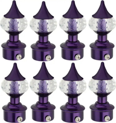 Taimur shah hardware Purple Curtain Knobs Metal(Pack of 8)