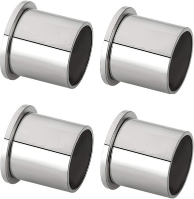 Ebenezer Silver Rod Rail Bracket Metal(Pack of 4)