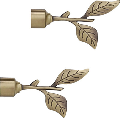 MADHULI Gold Rod Rail Bracket Metal(Pack of 6)