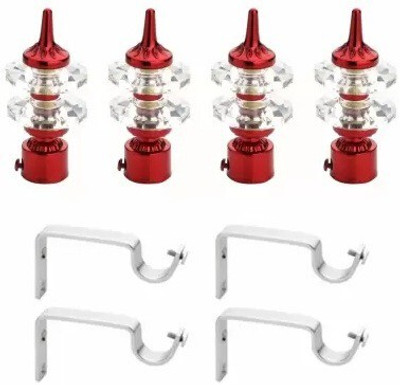 Ebenezer Red Rod Rail Bracket Metal(Pack of 8)