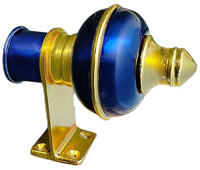 Sukhan Dark Blue Curtain Knobs Metal(Pack of 1)