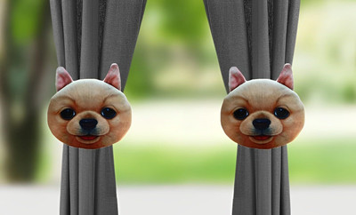 Tickles White Curtain Hooks(Pack of 2)