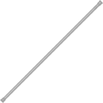 HomeCloud Grey Curtain Rods Metal(Pack of 1)