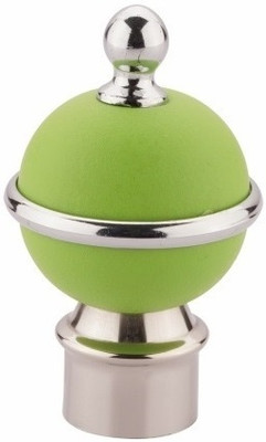 Panthera Silver, Green Rod Rail Bracket, Curtain Knobs, Curtain Hooks, Curtain Rods Metal(Pack of 1)