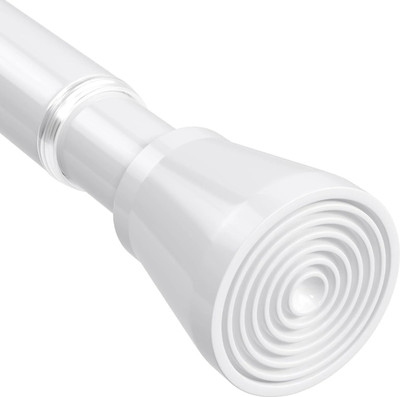 HASTHIP White Curtain Rods Metal(Pack of 1)