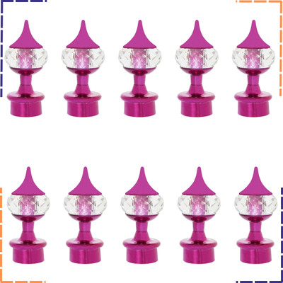 Flipkart SmartBuy Pink Curtain Knobs, Rod Rail Bracket Metal(Pack of 10)