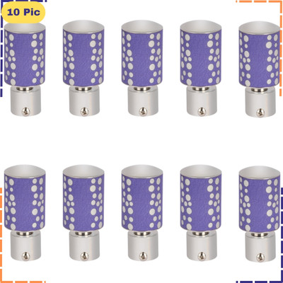 ZAPEX Purple Rod Rail Bracket, Curtain Knobs Metal(Pack of 10)