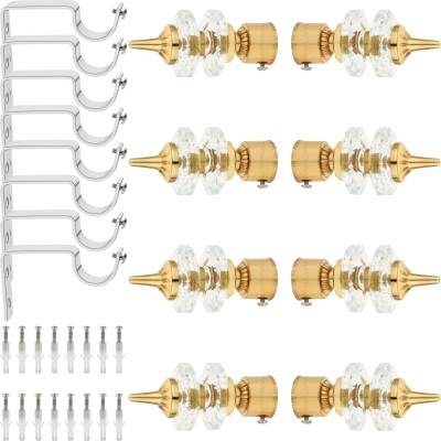 NATURAL Gold Curtain Knobs Metal