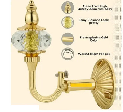 SHB Product Gold Rod Rail Bracket Metal
