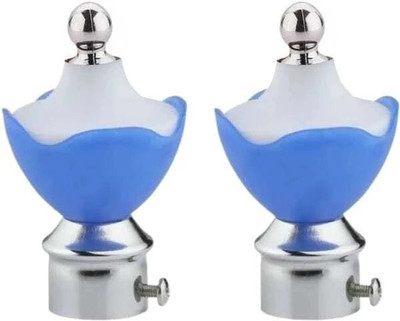 perot Blue, White Rod Rail Bracket Metal(Pack of 2)