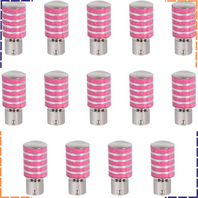 ZAPEX Pink Rod Rail Bracket, Curtain Knobs Metal(Pack of 14)