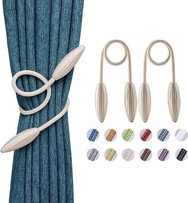 NEERAK White Tieback Hook, Tassels, Curtain Hooks, Curtain Hooks(Pack of 2)