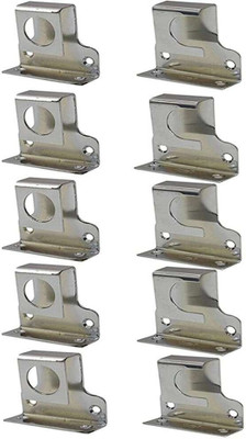 flytech Silver Rod Rail Bracket Metal(Pack of 10)