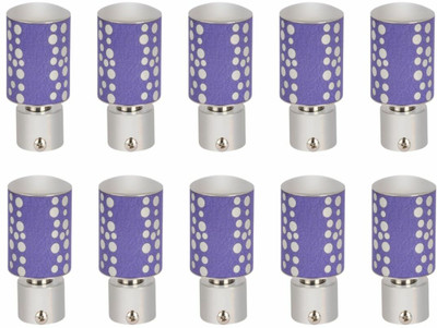 RKOING Purple Rod Rail Bracket, Curtain Knobs Metal(Pack of 10)