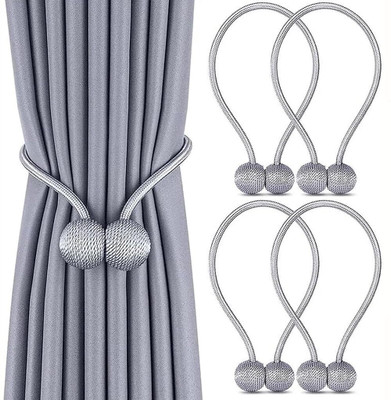 HASTHIP Grey Tieback Hook Metal(Pack of 2)