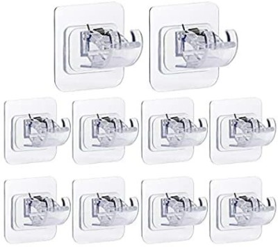 Mirramor White Curtain Hooks(Pack of 10)