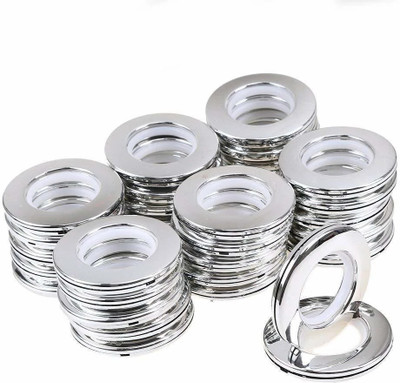 Loom Creations Silver Curtain Rings, Curtain Hooks, Curtain Knobs(Pack of 50) Offers & Cashback