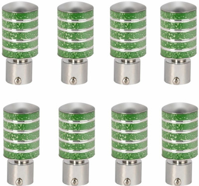 RKOING Green Rod Rail Bracket, Curtain Knobs Metal(Pack of 8)