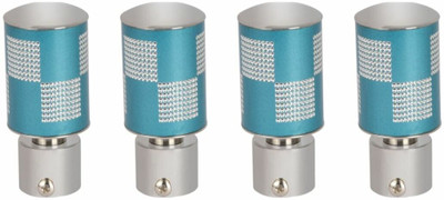 Inkart Blue Rod Rail Bracket, Curtain Knobs Metal(Pack of 4)